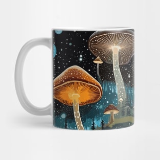 Starry Night Magic Mushroom Mug